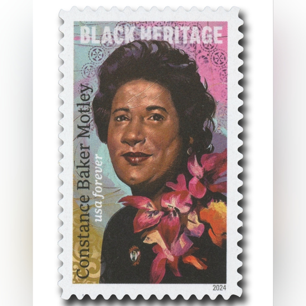 100 Black Heritage Stamp Series 2024 USPS Forever Stamps Constance Baker Motley